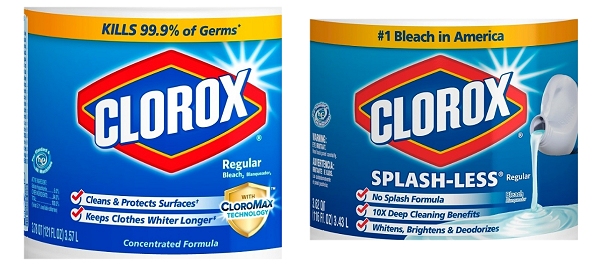 Clorox bleaches