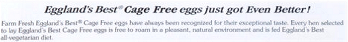 Eggland's Best Claim