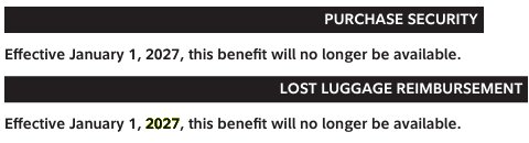 Fidelity Visa lost benefits