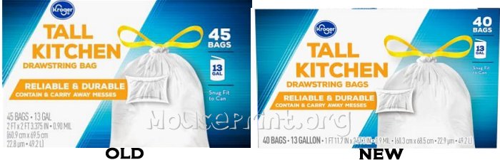 Kroger tall kitchen bags