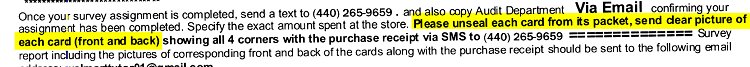 card numbers