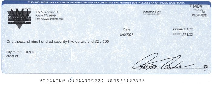 Mystery shopping check