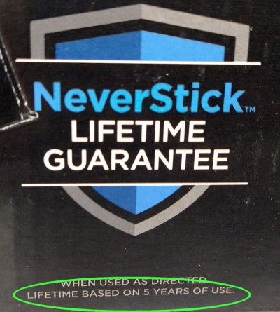 Ninja Lifetime guarantee