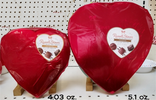 Russell Stover 4-5 oz boxes