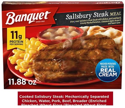 Banquet Salisbury steak