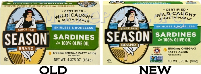 Season sardines