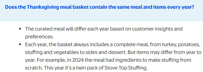 Walmart Thanksgiving FAQ