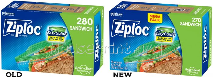 Ziploc sandwich bags